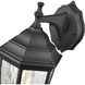 Bram 1 Light 10.79 inch Textured Black Outdoor Wall Sconce